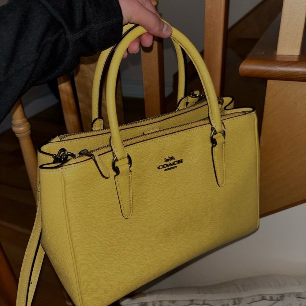 Coach Lemon Satchel Bag